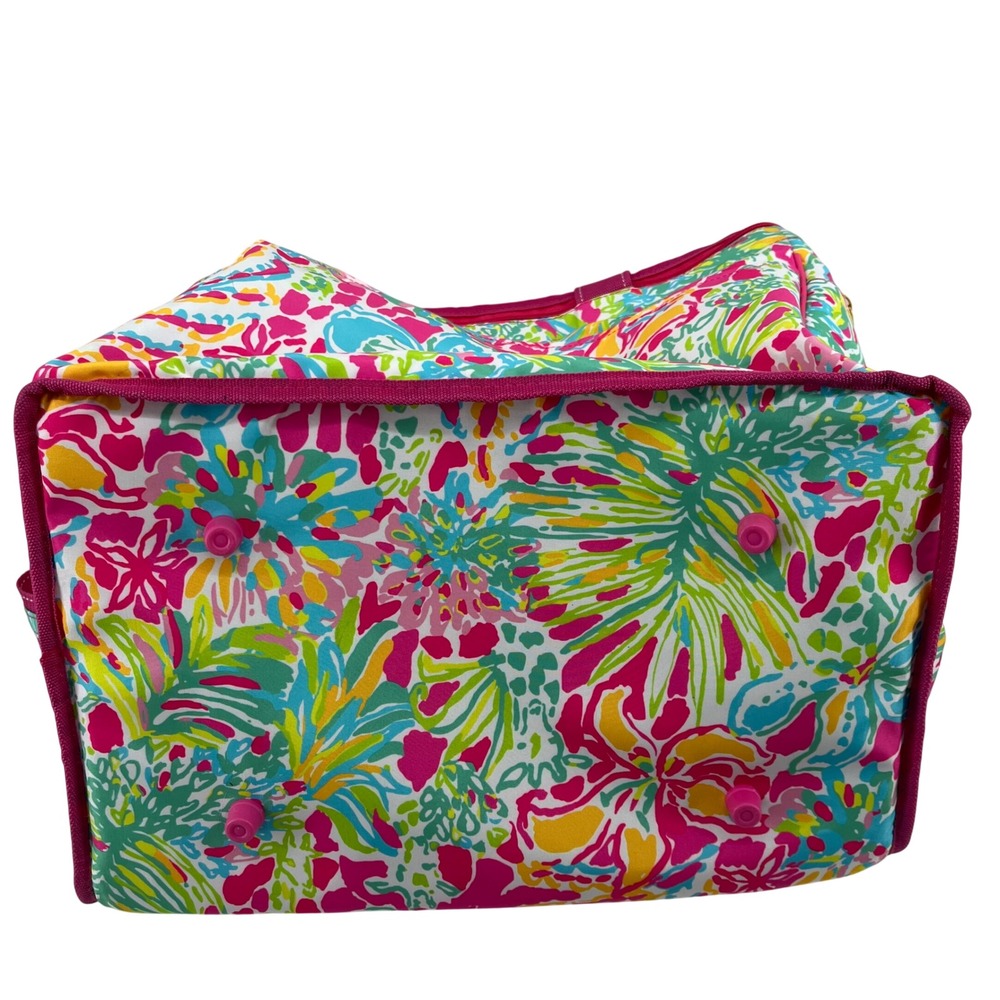 LILLY PULITZER‎ Large Spot Ya Insulated Lined Beach Cooler Tote Bag Straps NWOT - Picture 9 of 10